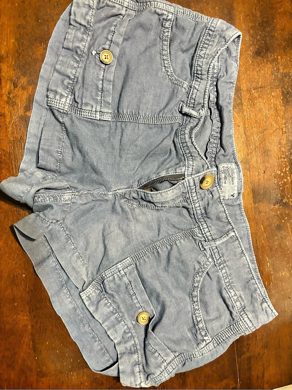 American Eagle Outfitters Cargo Shorts in Grayish blue